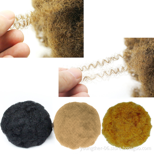 Human Bulk  Hair Virgin Remy Afro Kinky Curly Human hair Dreadlocks For Loc Extension Human Bulk Hair For Locs